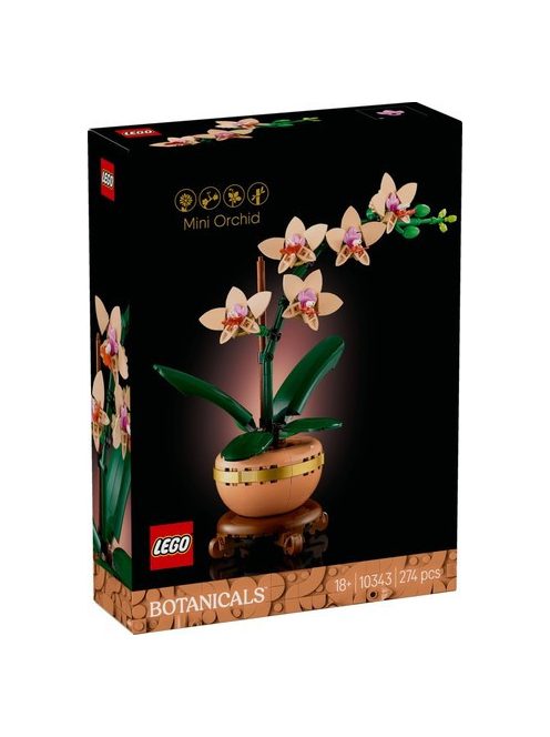 LEGO® Icons The Botanical Collection: Миниорхидея, Mini Orchid, 10343