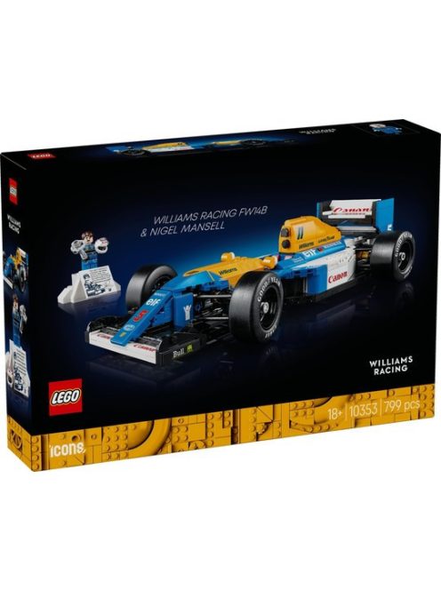 LEGO® Icons Състезателна кола,  Williams Racing FW14B & Nigel Mansell, 10353
