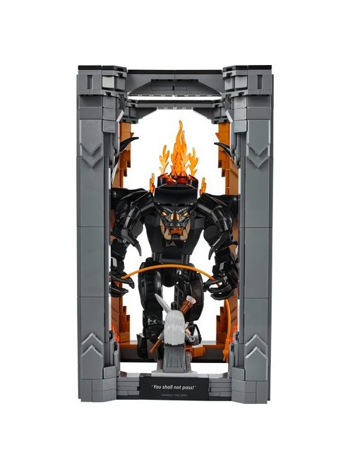 LEGO® Icons Властелинът на пръстените: Балрог, миниатюра на библиотека, he Lord of the Rings: Balrog Book Nook, 10367