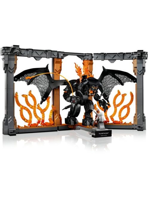 LEGO® Icons Властелинът на пръстените: Балрог, миниатюра на библиотека, he Lord of the Rings: Balrog Book Nook, 10367