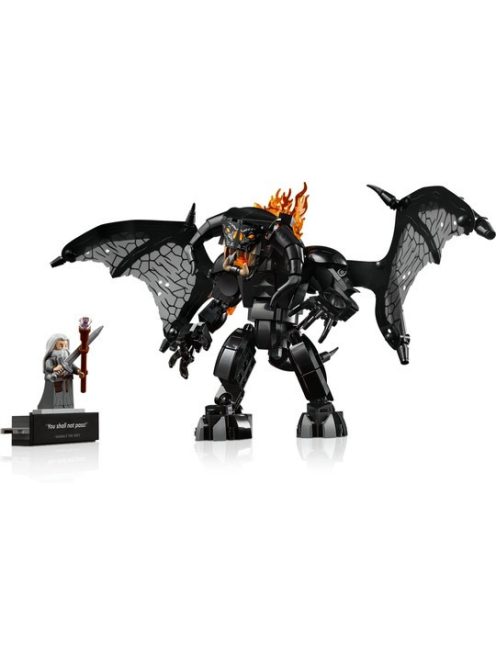 LEGO® Icons Властелинът на пръстените: Балрог, миниатюра на библиотека, he Lord of the Rings: Balrog Book Nook, 10367