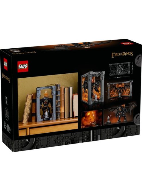 LEGO® Icons Властелинът на пръстените: Балрог, миниатюра на библиотека, he Lord of the Rings: Balrog Book Nook, 10367