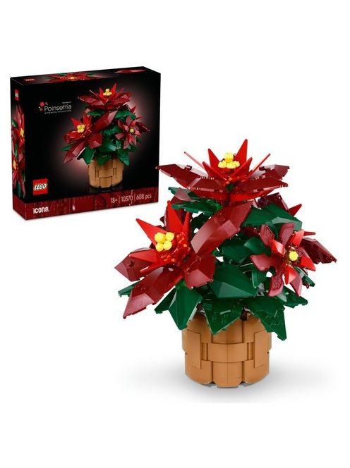 LEGO® Icons The Botanical Collection: Коледна звезда, Poinsettia, 10370