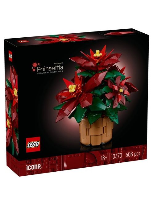 LEGO® Icons The Botanical Collection: Коледна звезда, Poinsettia, 10370