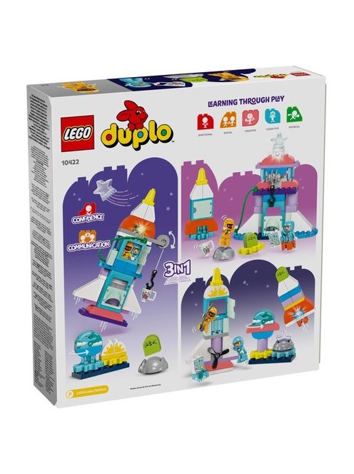 LEGO DUPLO Приключение с космическа совалка „3 в 1“, 3-in-1 Space Shuttle Adventure, 10422