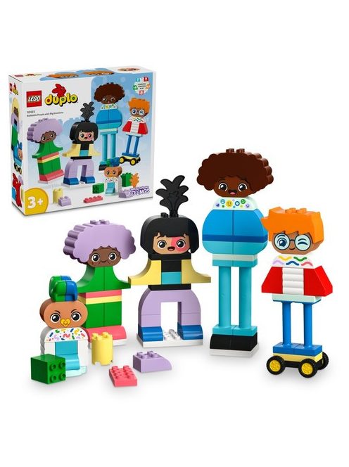 LEGO DUPLO Хора с големи емоции за изграждане, Buildable figures with different emotions, 10423