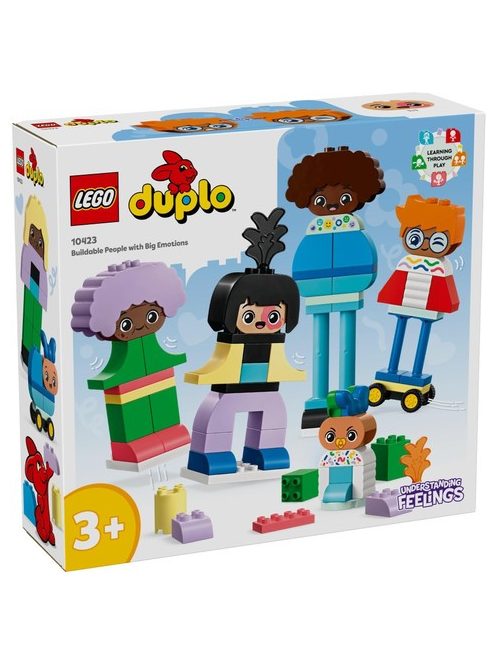 LEGO DUPLO Хора с големи емоции за изграждане, Buildable figures with different emotions, 10423