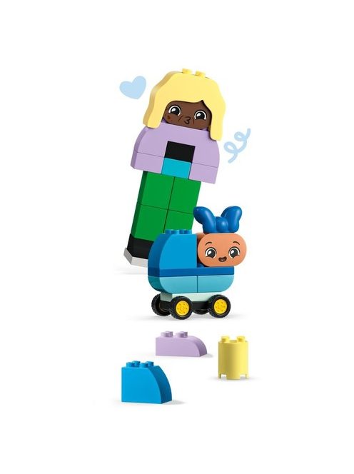 LEGO DUPLO Хора с големи емоции за изграждане, Buildable figures with different emotions, 10423