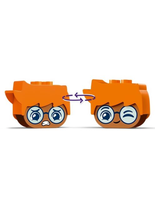 LEGO DUPLO Хора с големи емоции за изграждане, Buildable figures with different emotions, 10423