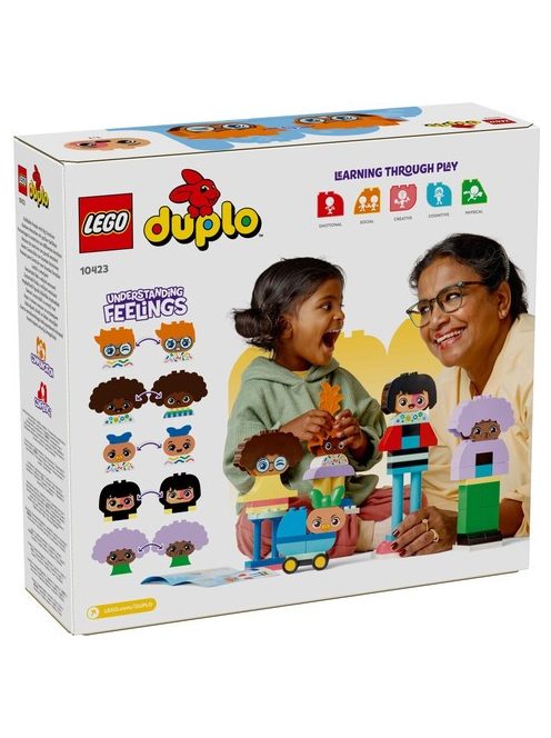 LEGO DUPLO Хора с големи емоции за изграждане, Buildable figures with different emotions, 10423