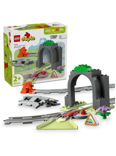 LEGO DUPLO Комплект с тунел и релси за влак, Train Tunnel and Tracks Accessory Set, 10425