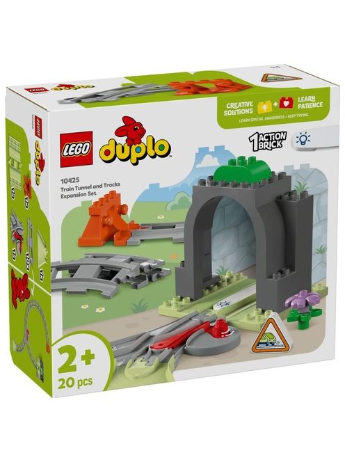 LEGO DUPLO Комплект с тунел и релси за влак, Train Tunnel and Tracks Accessory Set, 10425