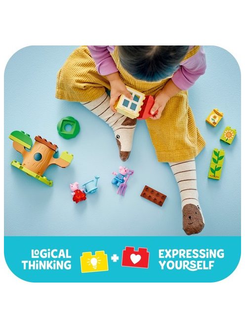 LEGO DUPLO Градината и дървесната къща на Пепа, Peppa Pig's Garden and Greenhouse, 10431