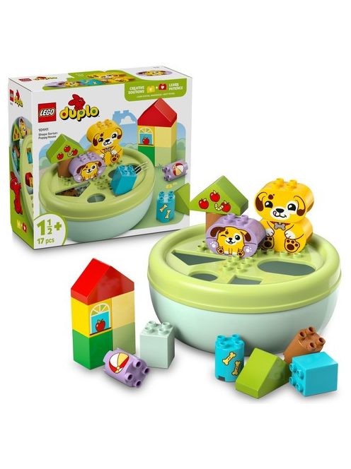 LEGO DUPLO Сортер с формички: Къща за кученца, Shape Sorter: Puppy House, 10441