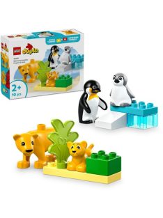   LEGO DUPLO Семействата на дивите животни: пингвини и лъвове, Animal Families in the Wild: Penguins and Lions, 10442