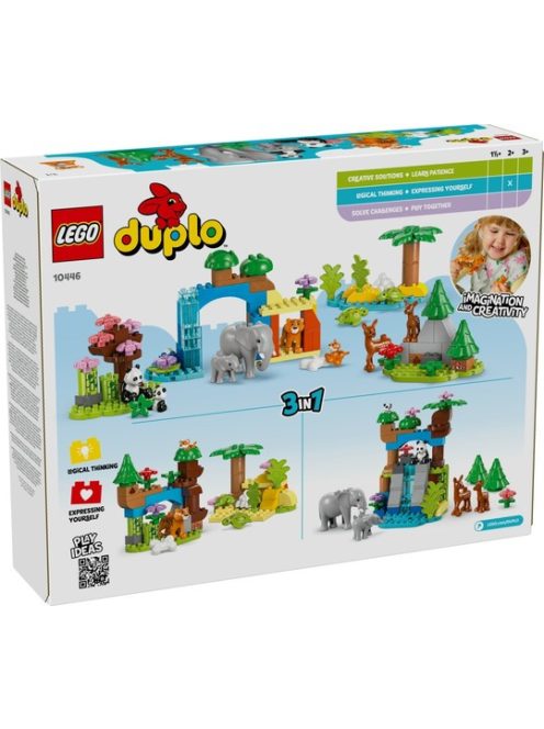 LEGO DUPLO Семействата на дивите животни „3 в 1“, 3in1 Wild Animal Families, 10446
