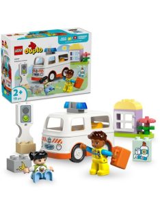   LEGO DUPLO Линейка и шофьор, Ambulance and Ambulance Driver, 10447