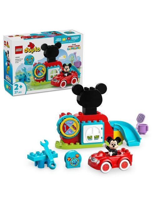 LEGO DUPLO Клубът и колата на Мики Маус, Mickey Mouse Playground and Car, 10454