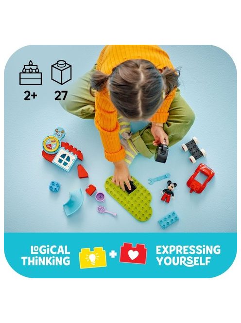 LEGO DUPLO Клубът и колата на Мики Маус, Mickey Mouse Playground and Car, 10454