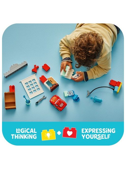 LEGO DUPLO® Disney Посещението на Маккуин в гаража на Док, McQueen's Visit to Doc's Garage, 10456