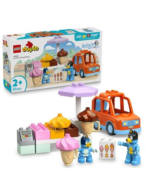 LEGO DUPLO Bluey Сладоледено приключение с Блуи, Ice Cream with Bluey, 10458