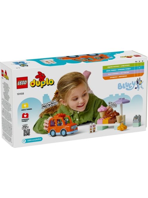 LEGO DUPLO Bluey Сладоледено приключение с Блуи, Ice Cream with Bluey, 10458