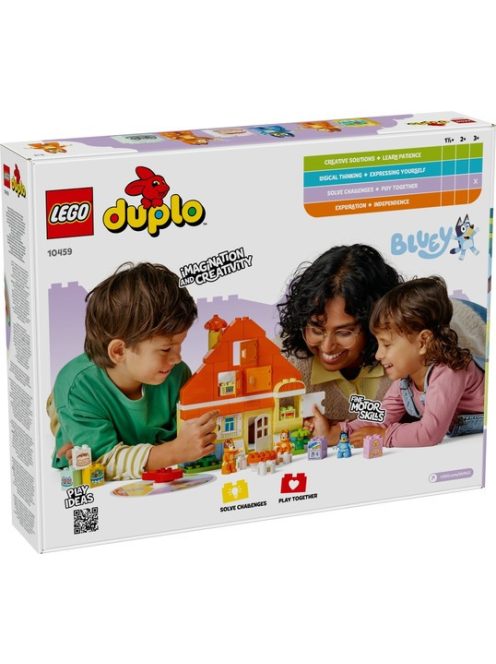 LEGO DUPLO Bluey Семейната къща на Блуи с игра на запомняне, Bluey's Family House with Memory Game, 10459