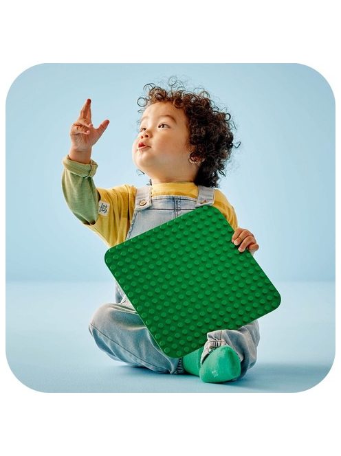 LEGO DUPLO Зелена строителна плочка, Green Building Block, 10460