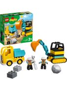 LEGO DUPLO Town Камион и екскаватор с вериги, Truck and Tracked Excavator, 10931