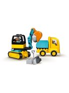 LEGO DUPLO Town Камион и екскаватор с вериги, Truck and Tracked Excavator, 10931
