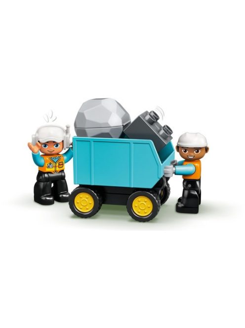 LEGO DUPLO Town Камион и екскаватор с вериги, Truck and Tracked Excavator, 10931