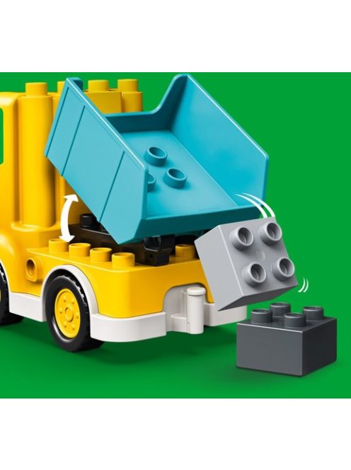 LEGO DUPLO Town Камион и екскаватор с вериги, Truck and Tracked Excavator, 10931