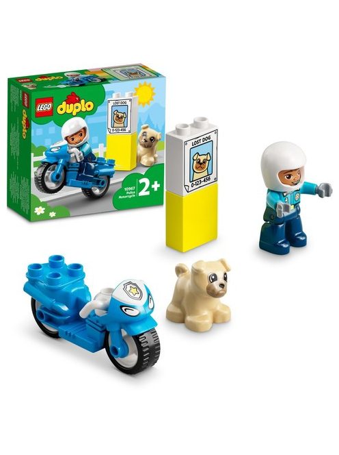 LEGO DUPLO Town Полицейски мотоциклет, Police Motorcycle, 10967