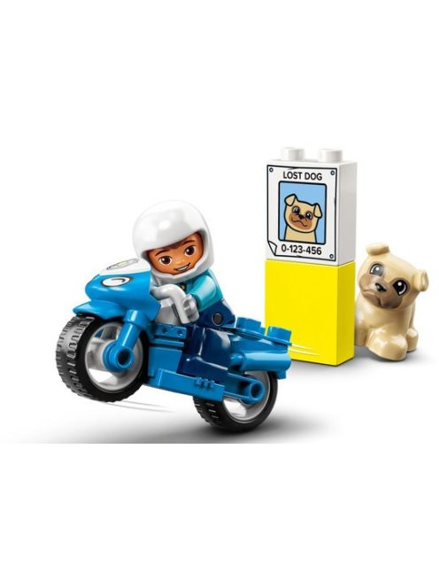 LEGO DUPLO Town Полицейски мотоциклет, Police Motorcycle, 10967
