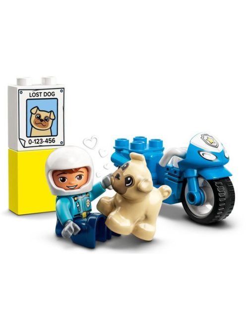 LEGO DUPLO Town Полицейски мотоциклет, Police Motorcycle, 10967