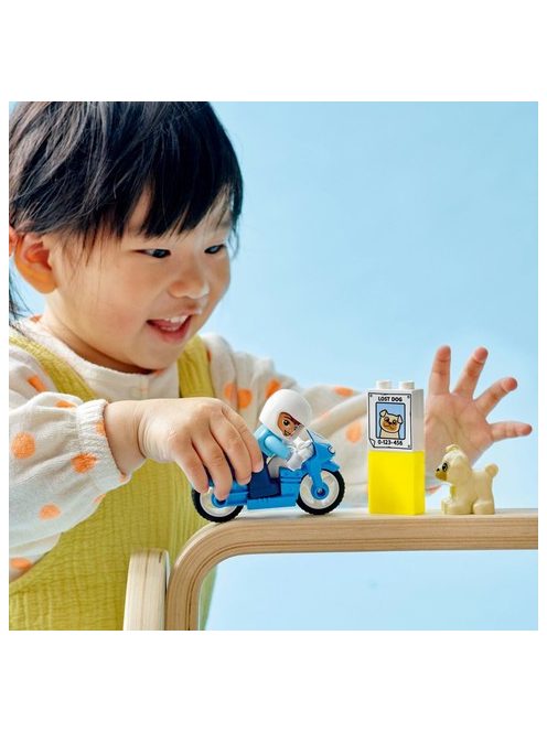 LEGO DUPLO Town Полицейски мотоциклет, Police Motorcycle, 10967