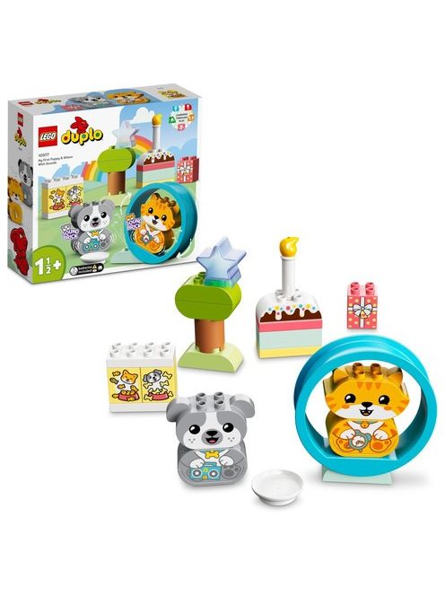 LEGO DUPLO My First Моите първи кученце и котенце – със звук, Puppy & Kitten With Sounds, 10977