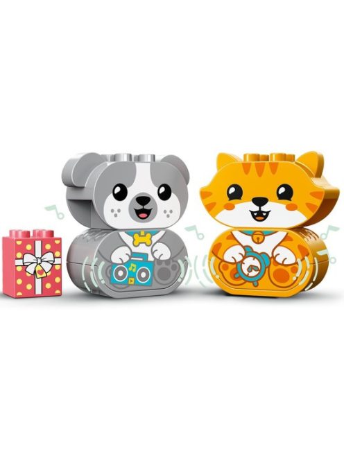 LEGO DUPLO My First Моите първи кученце и котенце – със звук, Puppy & Kitten With Sounds, 10977