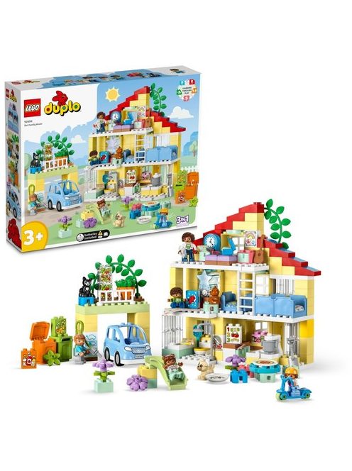 LEGO DUPLO Town Семейна къща „3 в 1“, 3in1 Family House, 10994
