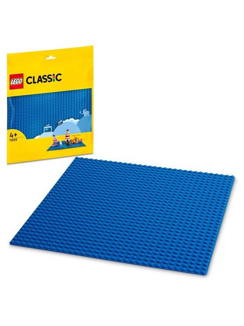 LEGO Classsic Син фундамент-плоча, Blue Baseplate, 11025