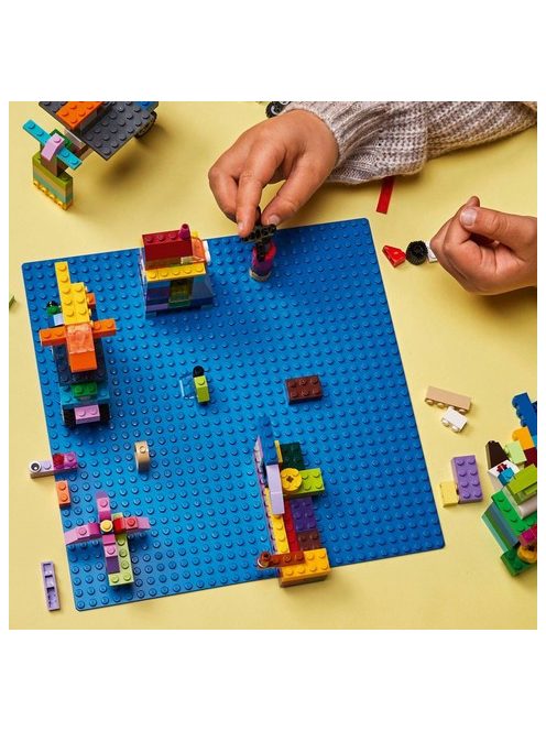 LEGO Classsic Син фундамент-плоча, Blue Baseplate, 11025
