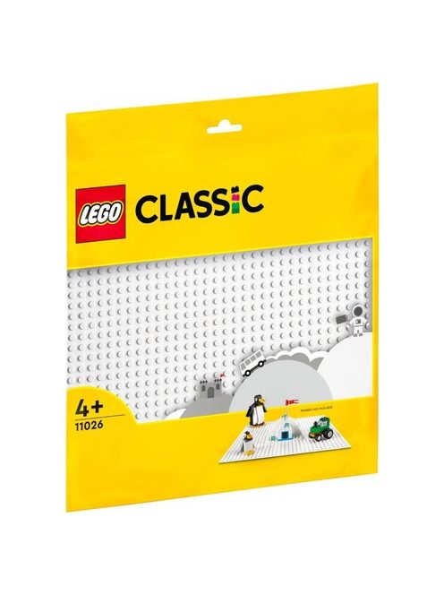 LEGO Classsic Бял фундамент-плоча, White Baseplate, 11026