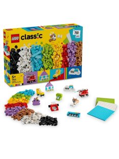   LEGO Classic Креативни строителни и игрални тухлички, Creative build-and-play box, 11044