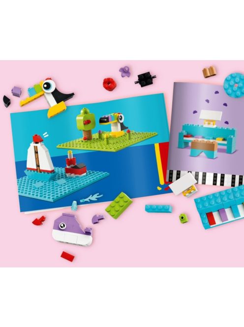 LEGO Classic Креативни строителни и игрални тухлички, Creative build-and-play box, 11044