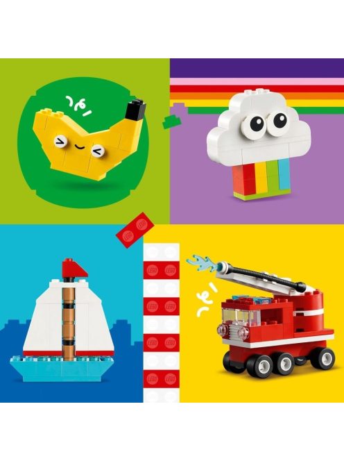 LEGO Classic Креативни строителни и игрални тухлички, Creative build-and-play box, 11044