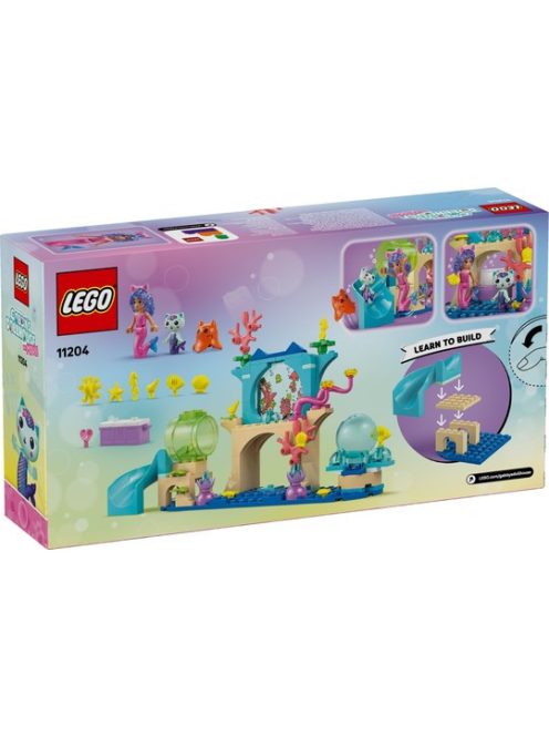 LEGO Gabby's Dollhouse Приключение в аквариум на русалката Габи, Mermaid Gabby's Aquarium Adventure, 11204