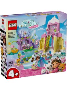   LEGO Gabby's Dollhouse Царство на сладкишите и котешка градина, Sweet Treat Mountain & Kitty Garden, 11205