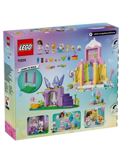 LEGO Gabby's Dollhouse Царство на сладкишите и котешка градина, Sweet Treat Mountain & Kitty Garden, 11205