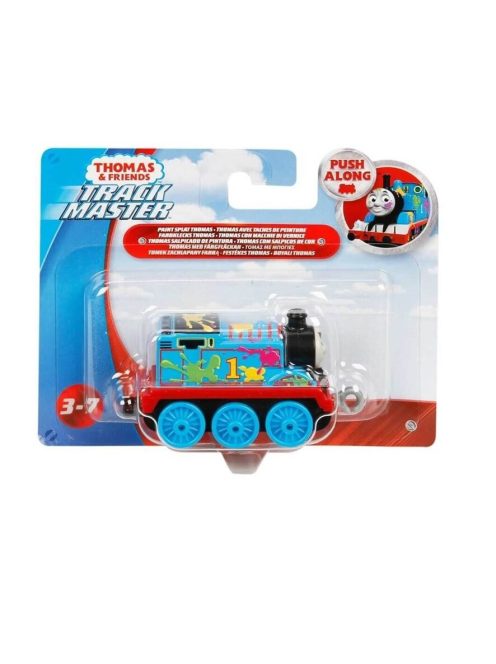 Влакче Цветен ТОМАС Thomas & Friends Paint Splat Thomas от серията Push Along, Fisher Price, GHK64