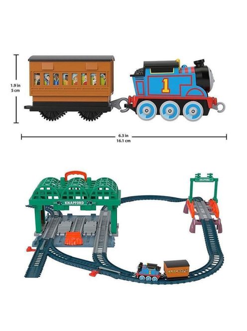 Игрален комплект Гара Кнапфорд Thomas & Friends Knapford Station от серията TrackMaster Push Along, HGX63